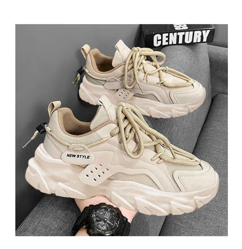 High-Quality Menโs Casual Sneakers โ Chunky Thick Sole Athletic Shoes. ๐ Free Shipping Worldwide