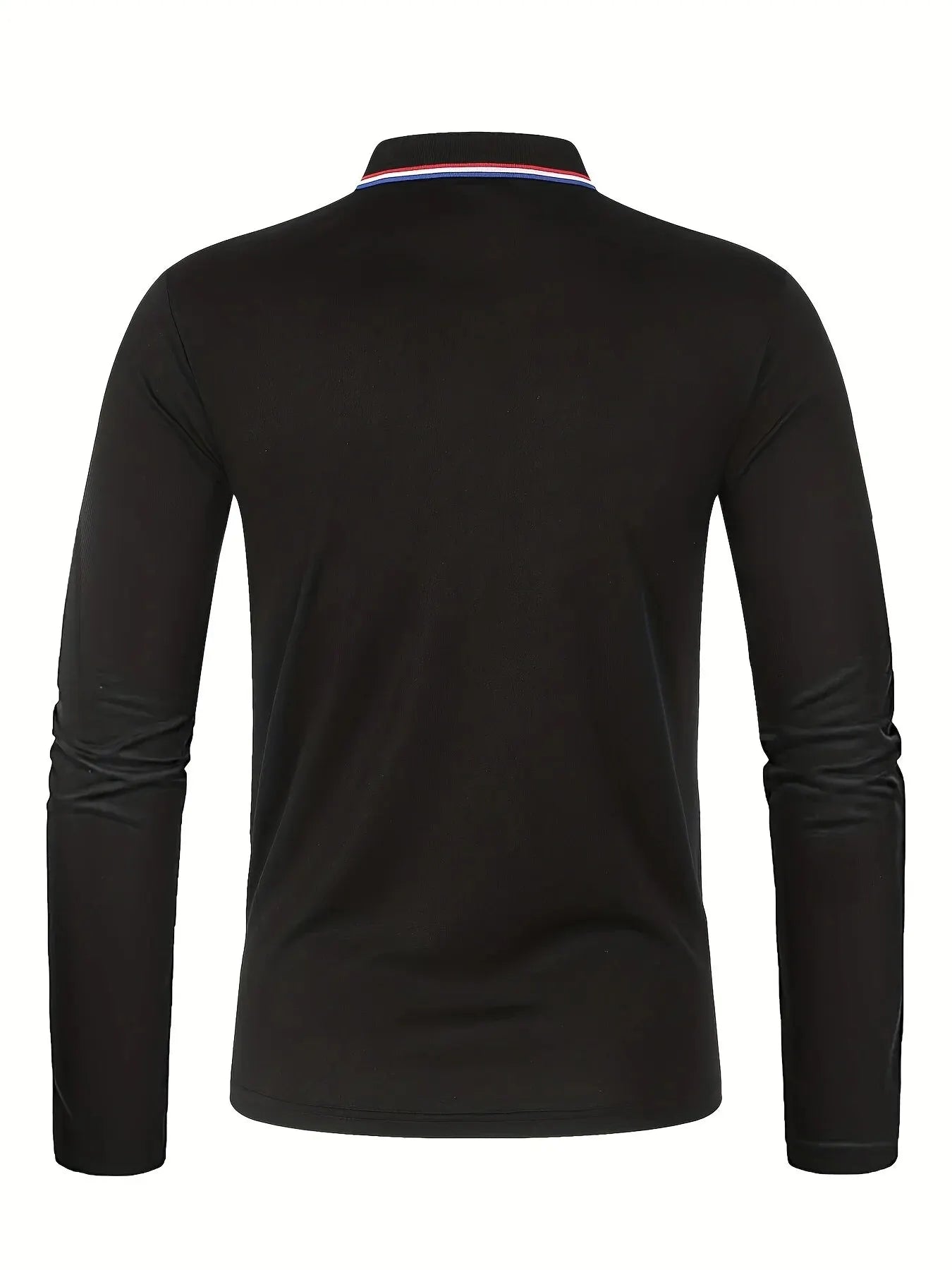 Fashionable Men’s Long Sleeve Polo
