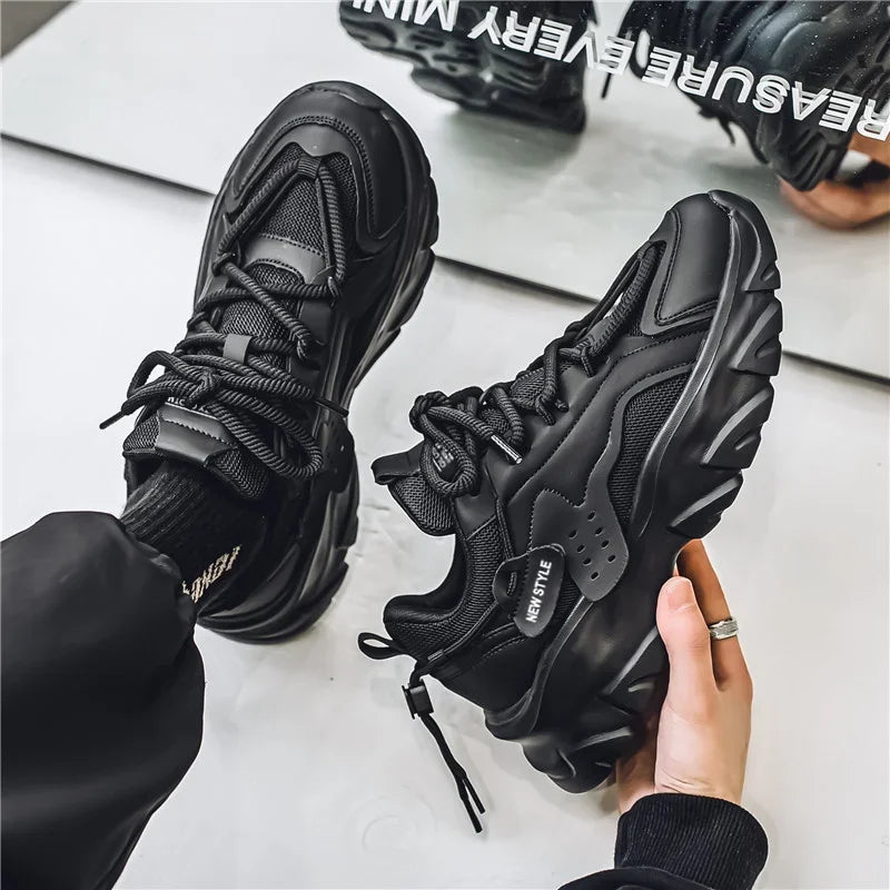 High-Quality Menโs Casual Sneakers โ Chunky Thick Sole Athletic Shoes. ๐ Free Shipping Worldwide