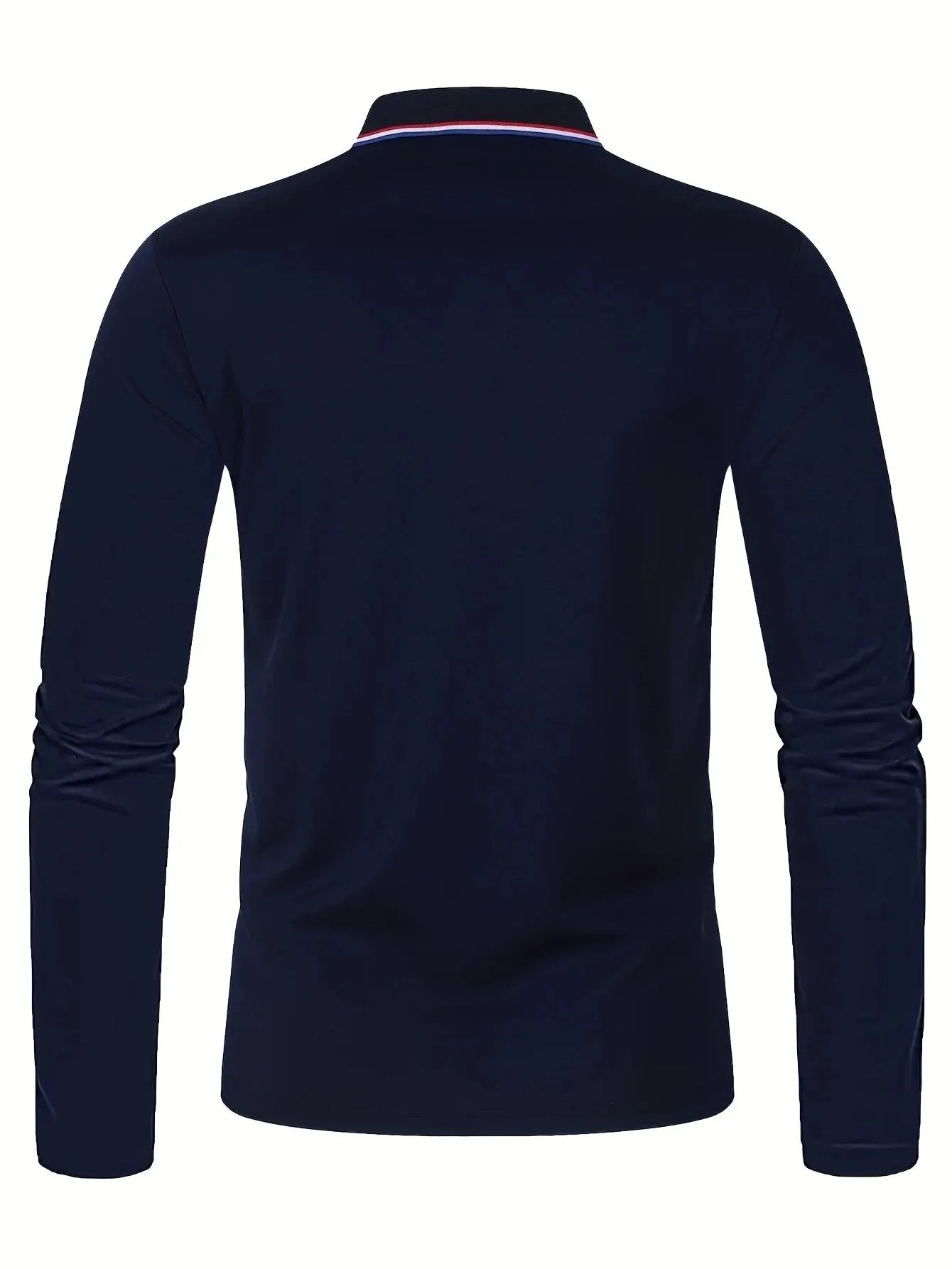 Fashionable Men’s Long Sleeve Polo