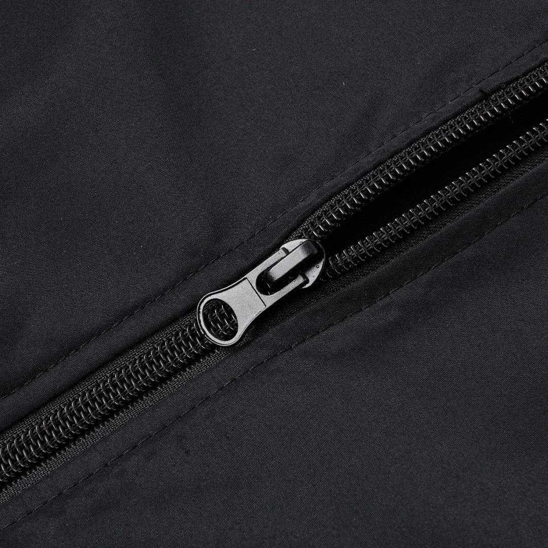 Men’s Baseball Collar Jacket – Loose Fit, Solid Color, Spring/Autumn