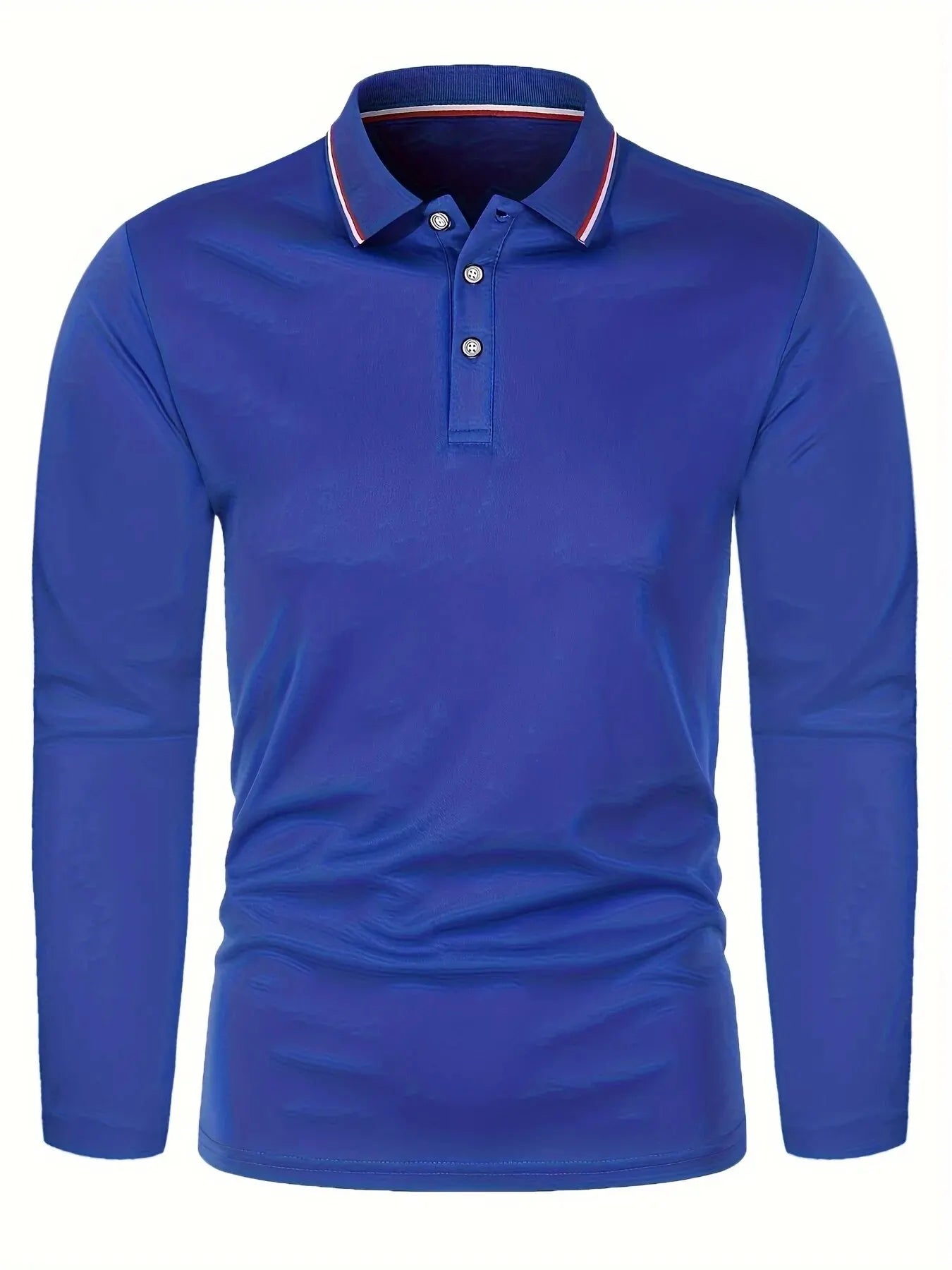 Fashionable Men’s Long Sleeve Polo