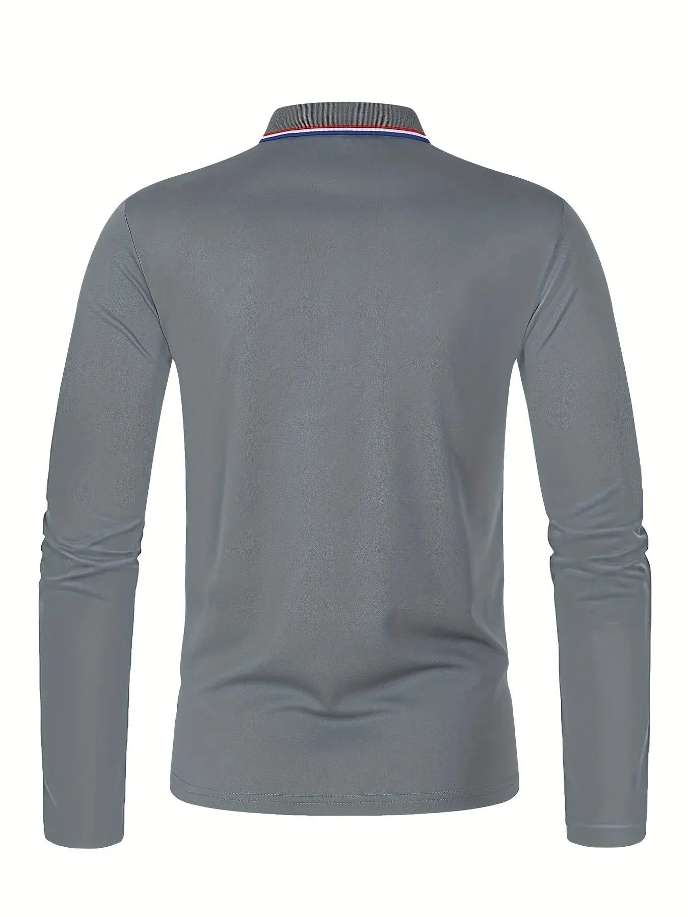 Fashionable Men’s Long Sleeve Polo