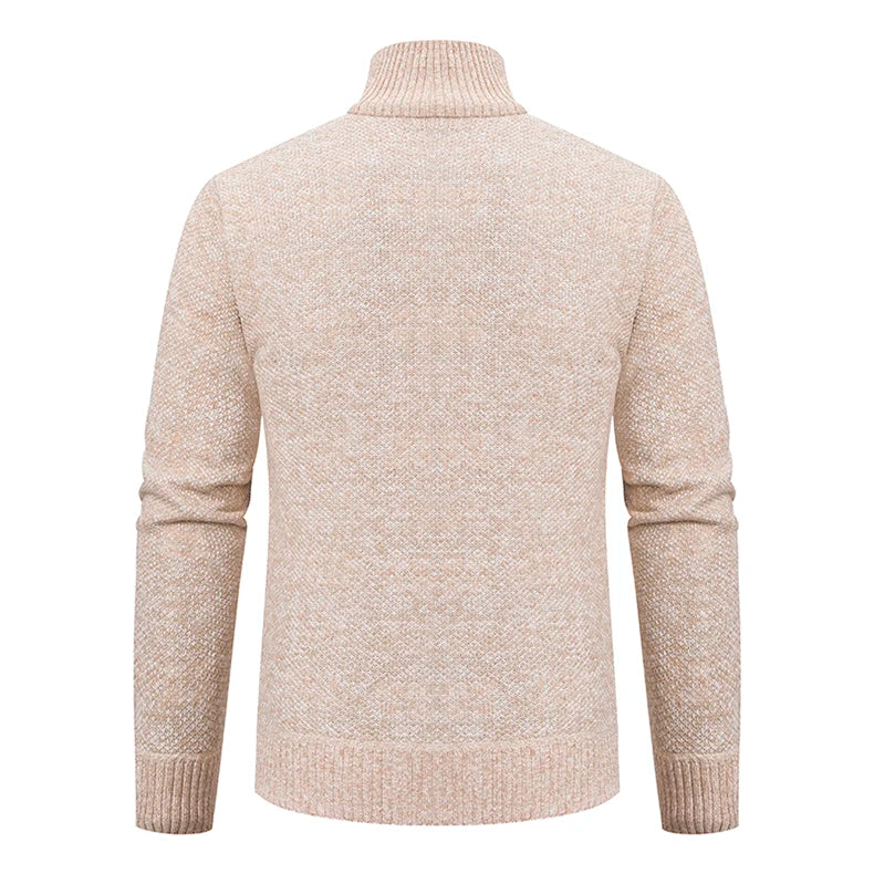 Men’s Autumn & Winter Casual Zipper Cardigan – Fleece-Lined Sports Coat, FREE SHIPPING WORLDWIDE
