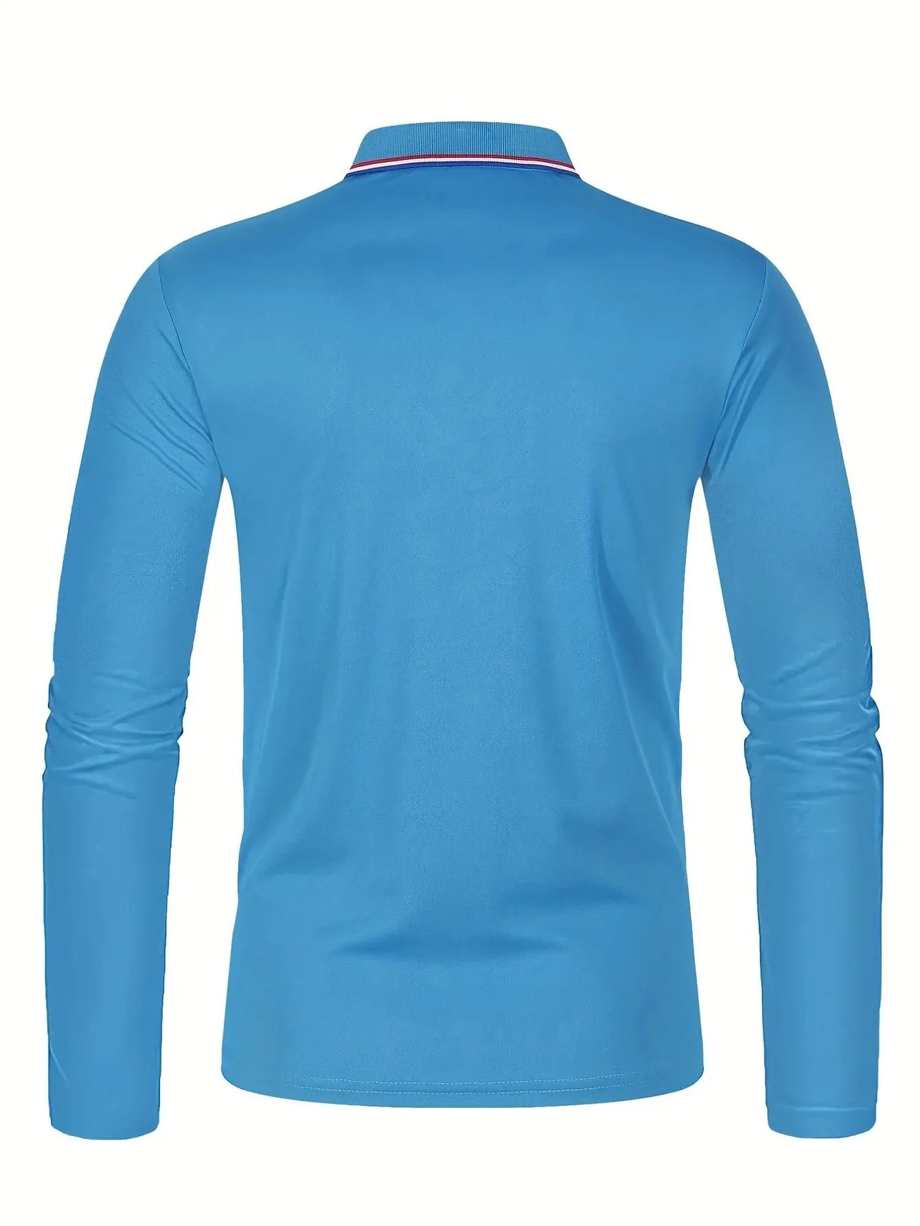Fashionable Men’s Long Sleeve Polo