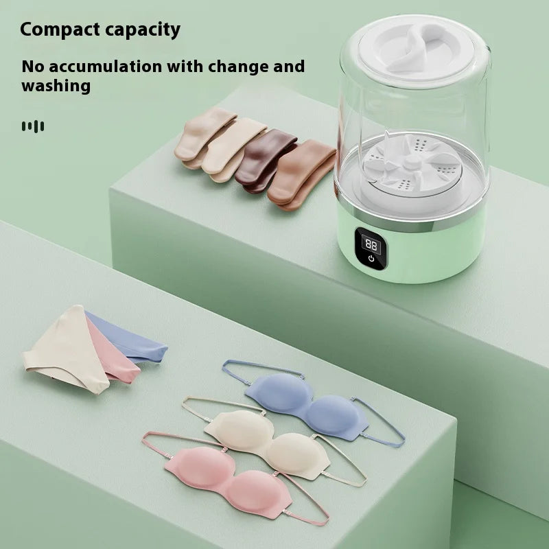 Portable Mini Washing Machine – Compact Laundry Washer for Travel, Dorms & Apartments (🚚 Free Shipping Worldwide)