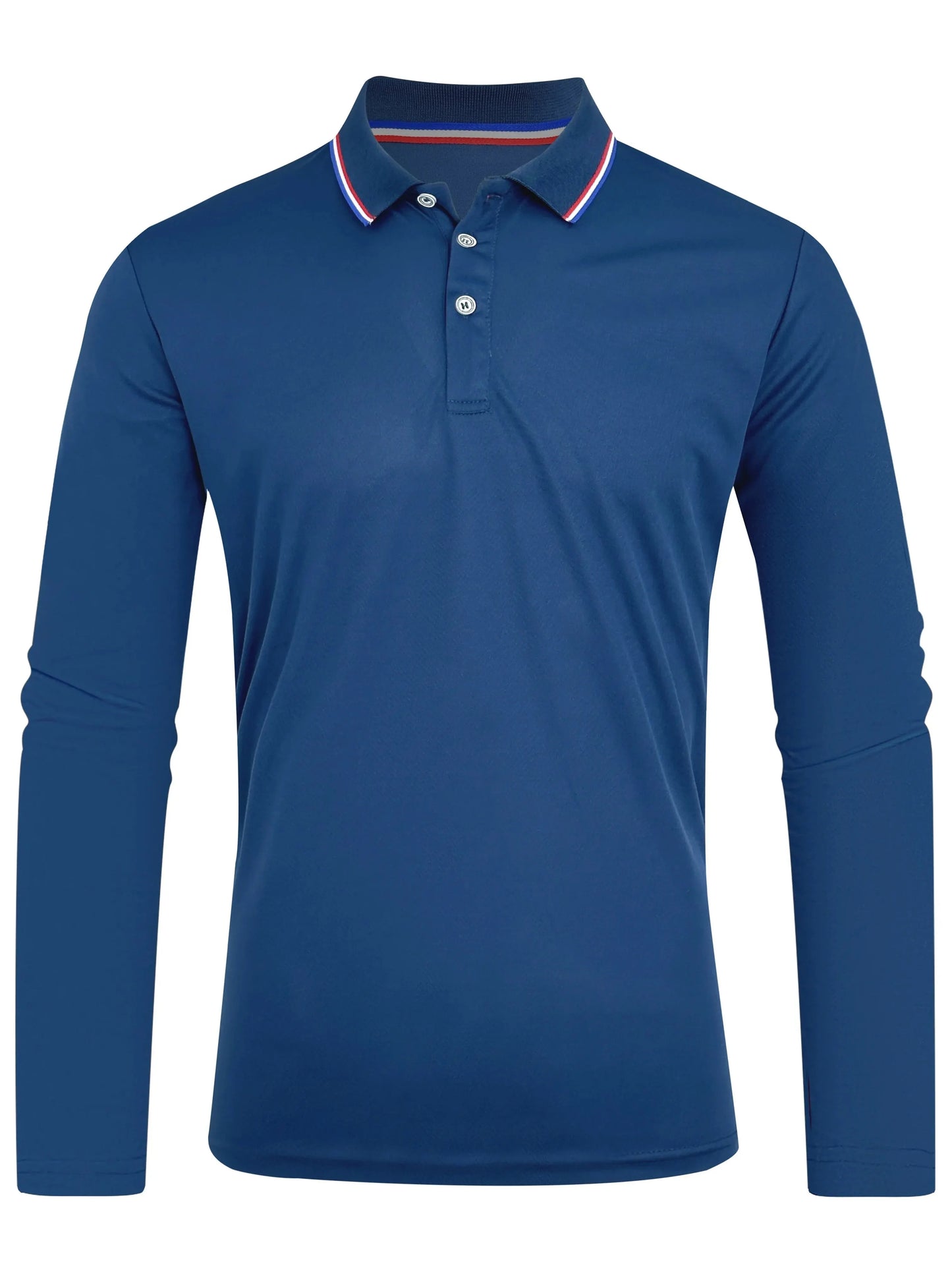 Fashionable Men’s Long Sleeve Polo