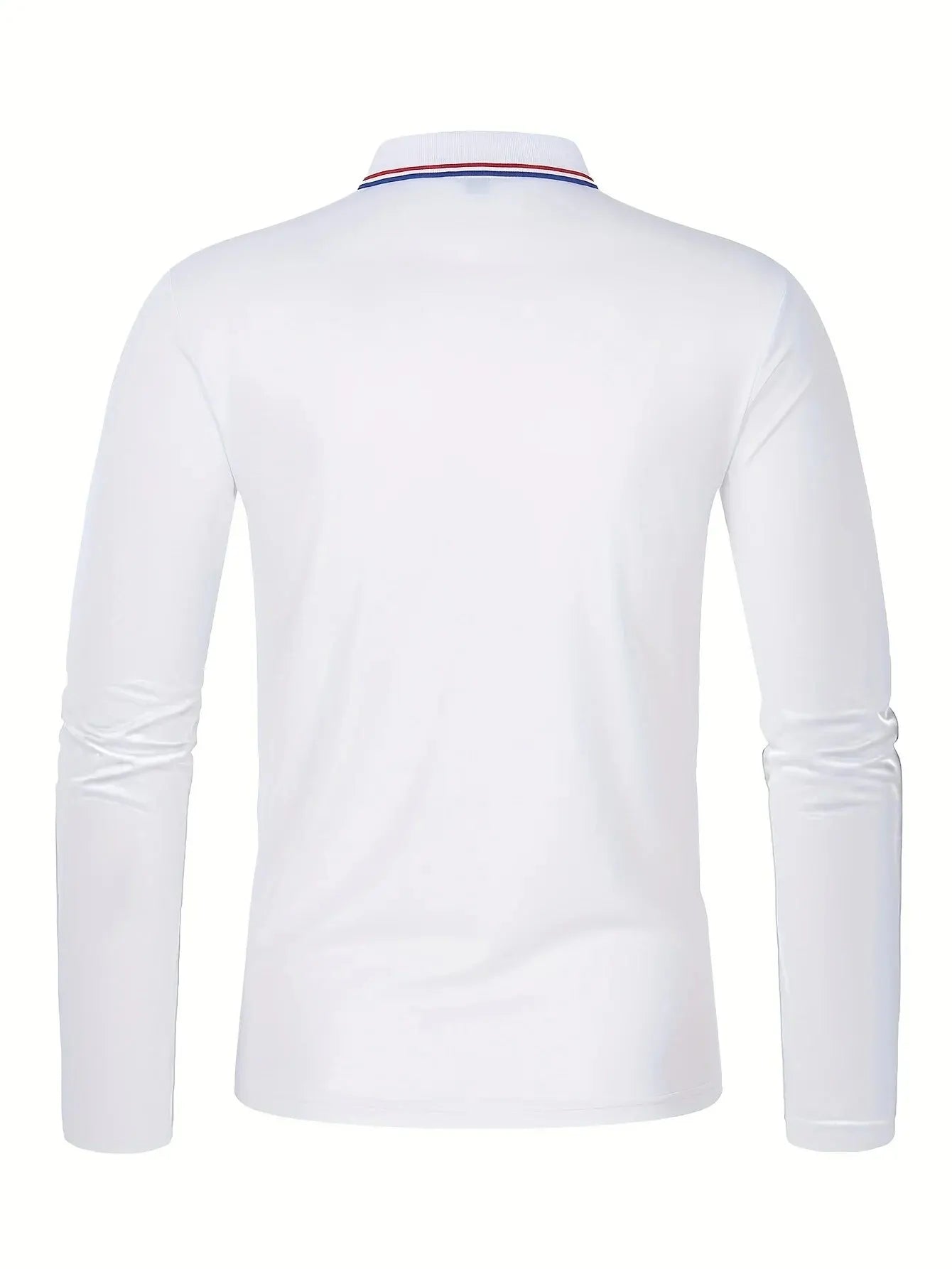 Fashionable Men’s Long Sleeve Polo