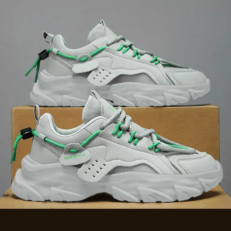 High-Quality Menโs Casual Sneakers โ Chunky Thick Sole Athletic Shoes. ๐ Free Shipping Worldwide