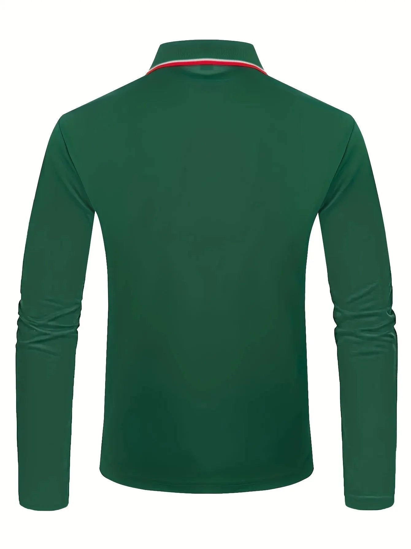 Fashionable Men’s Long Sleeve Polo