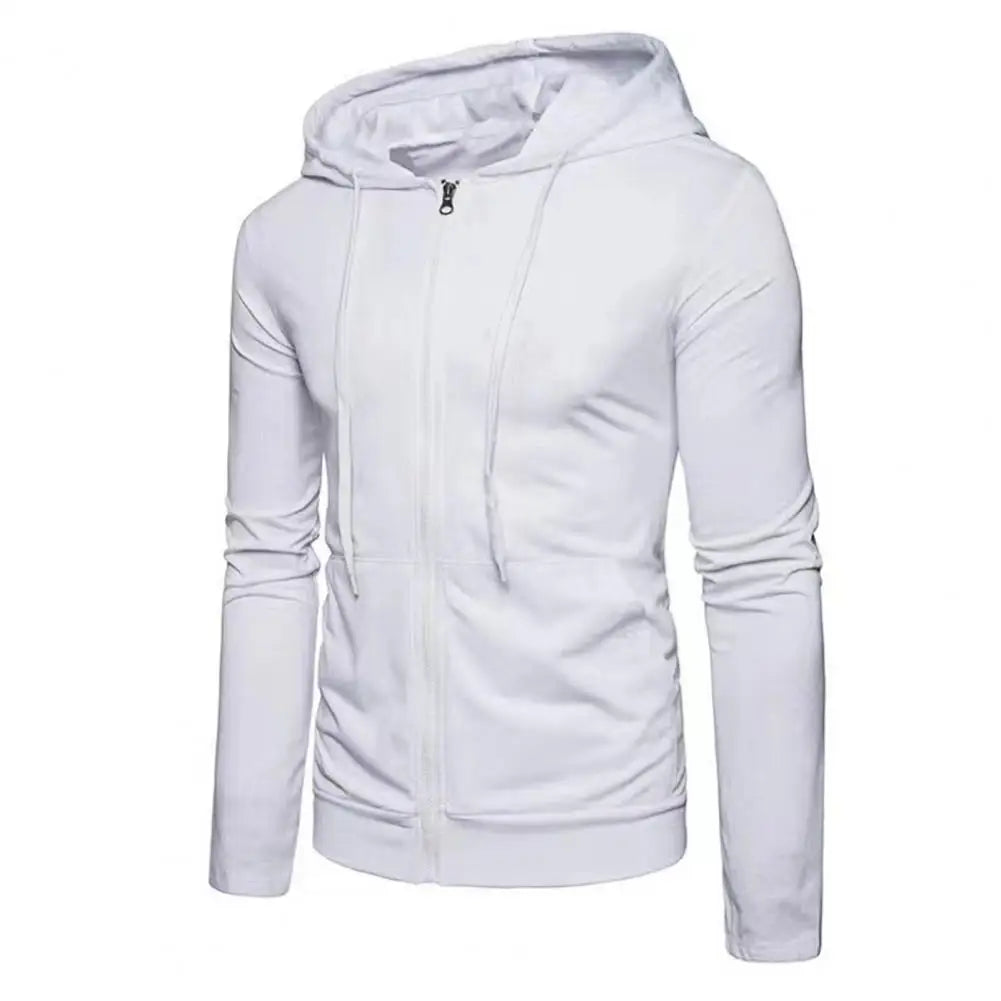 Men’s Slim Fit Hoodie – Long Sleeve Zipper Jacket