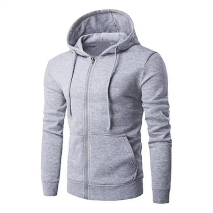 Men’s Slim Fit Hoodie – Long Sleeve Zipper Jacket