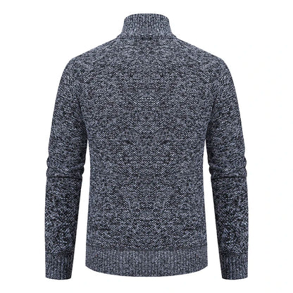 Men’s Autumn & Winter Casual Zipper Cardigan – Fleece-Lined Sports Coat, FREE SHIPPING WORLDWIDE