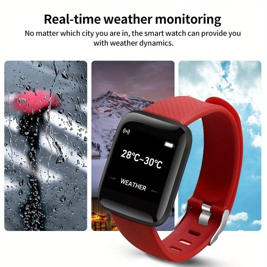 Smartwatch for Men & Women – Fitness Tracker, Message Alerts, Heart Rate Monitor, Compatible with Android & iOS        (🚚 Free Shipping Worldwide)