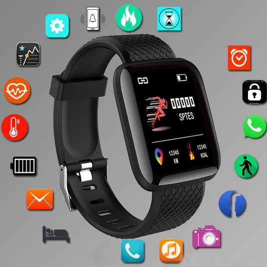 Smartwatch for Men & Women – Fitness Tracker, Message Alerts, Heart Rate Monitor, Compatible with Android & iOS        (🚚 Free Shipping Worldwide)