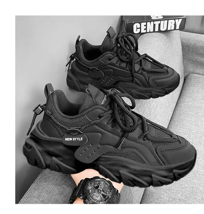 High-Quality Men’s Casual Sneakers – Chunky Thick Sole Athletic Shoes. 🚚 Free Shipping Worldwide