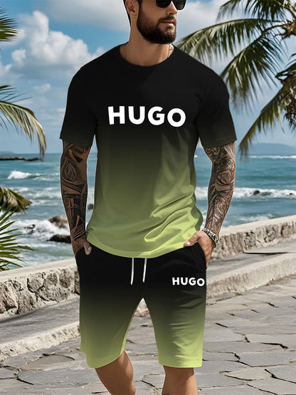 Unisex Casual 3D Printed Summer Clothing Set