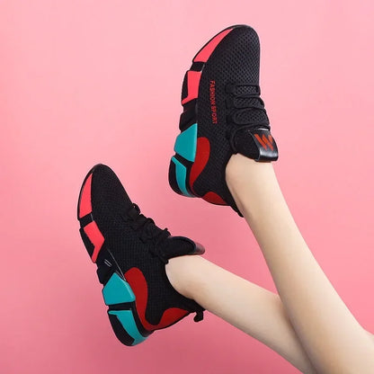 Women’s Air Mesh Sneakers – Comfortable Fitness & Walking Shoes