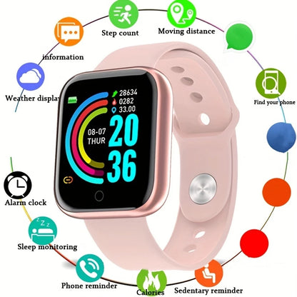 Smartwatch for Men & Women – Fitness Tracker, Message Alerts, Heart Rate Monitor, Compatible with Android & iOS        (🚚 Free Shipping Worldwide)