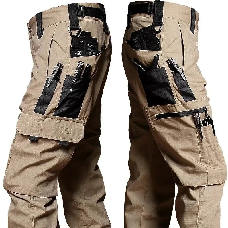 Men’s Tactical Cargo Pants – Waterproof, Multi-Pocket, Outdoor Combat Trousers. FREE SHIPPING WORLDWIDE