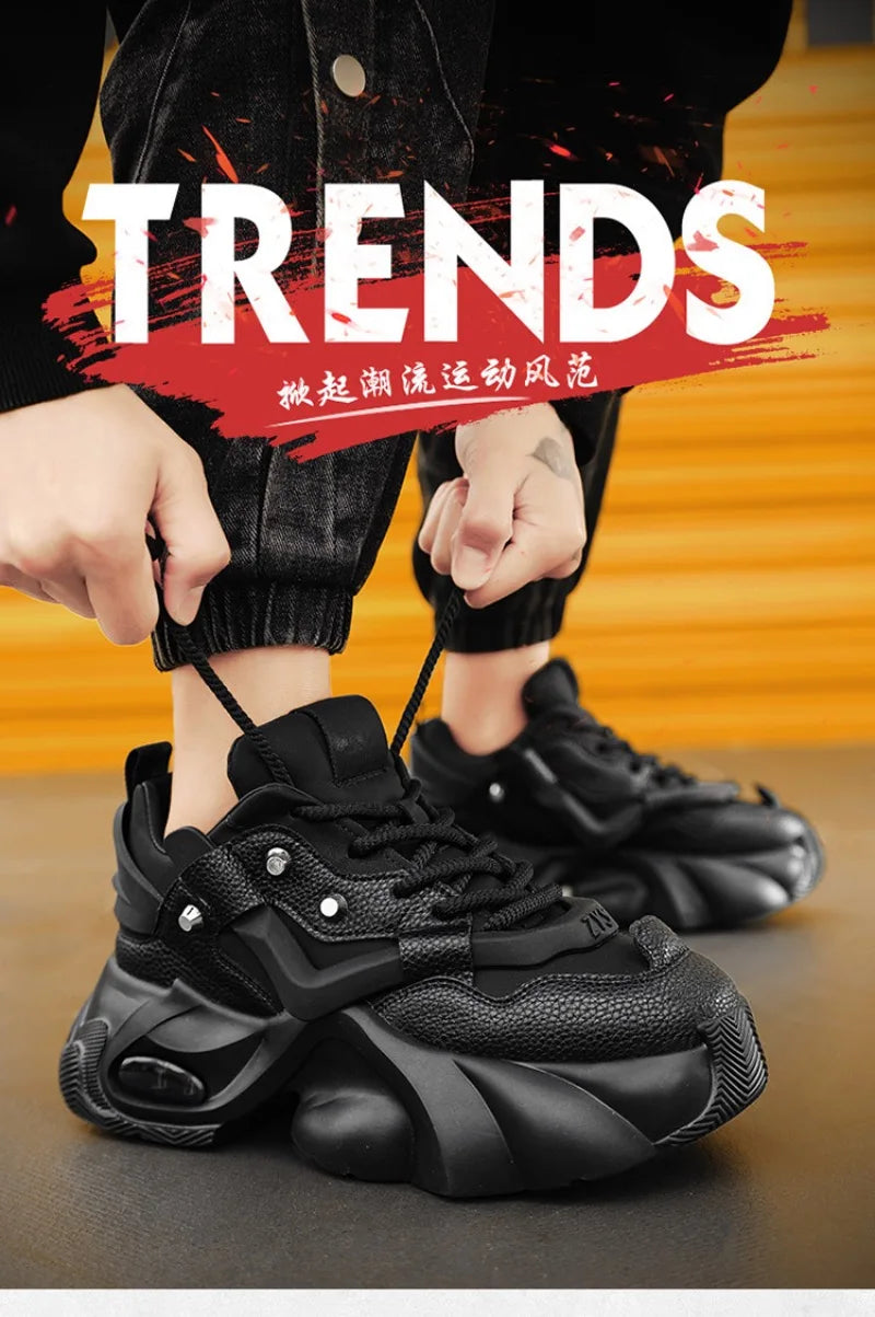 Luxury Mens Shoes Fashion Height-increasing Casual Shoe Designer Platform Sneakers for Men Sport Running Shoes Zapatillas Hombre (🚚 Free Shipping Worldwide)