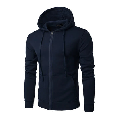 Men’s Slim Fit Hoodie – Long Sleeve Zipper Jacket