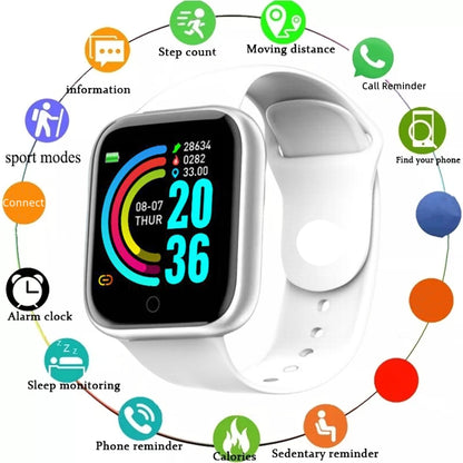Smartwatch for Men & Women – Fitness Tracker, Message Alerts, Heart Rate Monitor, Compatible with Android & iOS        (🚚 Free Shipping Worldwide)