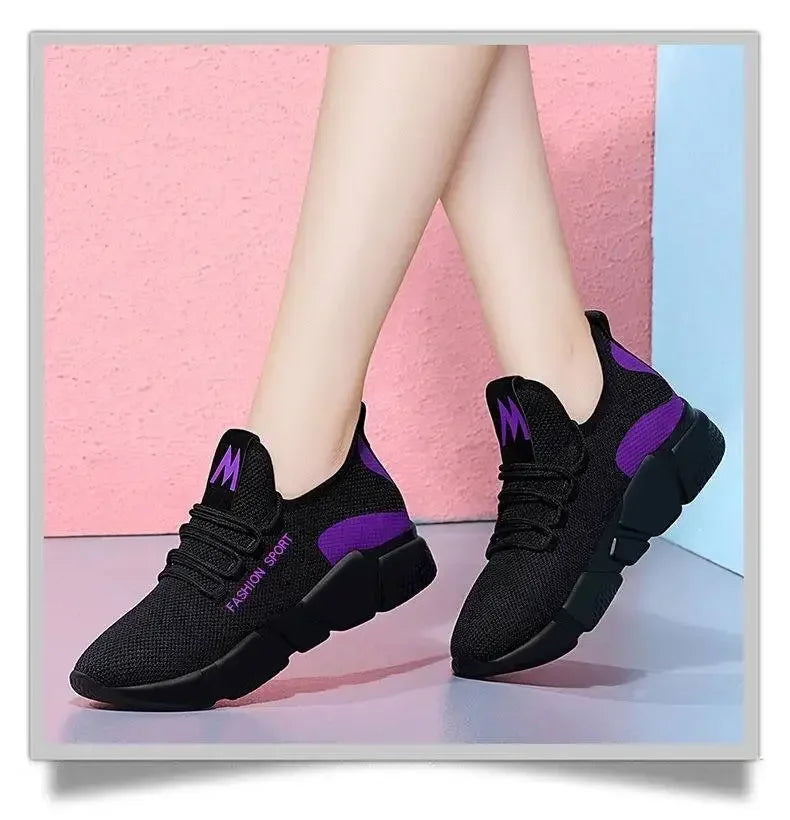 Women’s Air Mesh Sneakers – Comfortable Fitness & Walking Shoes