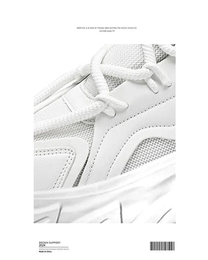 High-Quality Men’s Casual Sneakers – Chunky Thick Sole Athletic Shoes. 🚚 Free Shipping Worldwide