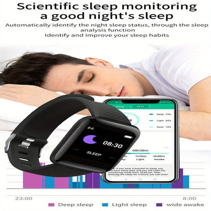 Smartwatch for Men & Women – Fitness Tracker, Message Alerts, Heart Rate Monitor, Compatible with Android & iOS        (🚚 Free Shipping Worldwide)