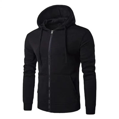 Men’s Slim Fit Hoodie – Long Sleeve Zipper Jacket