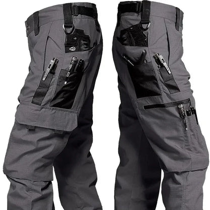 Men’s Tactical Cargo Pants – Waterproof, Multi-Pocket, Outdoor Combat Trousers. FREE SHIPPING WORLDWIDE