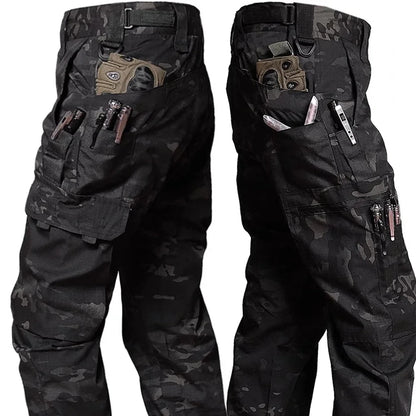 Men’s Tactical Cargo Pants – Waterproof, Multi-Pocket, Outdoor Combat Trousers. FREE SHIPPING WORLDWIDE