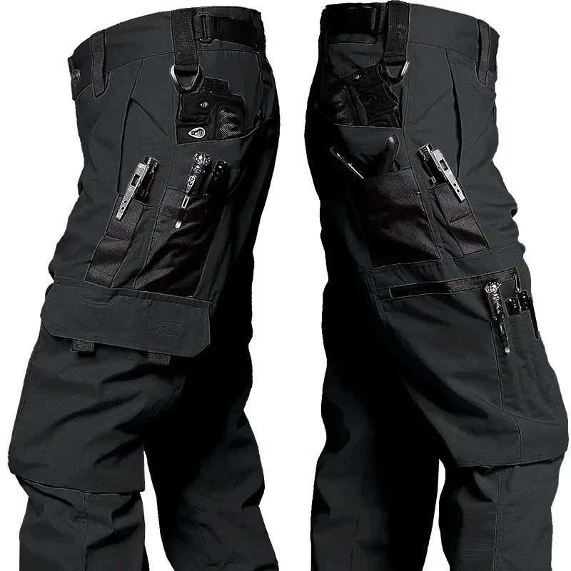 Men’s Tactical Cargo Pants – Waterproof, Multi-Pocket, Outdoor Combat Trousers. FREE SHIPPING WORLDWIDE