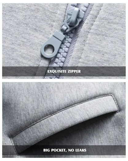 Men’s Winter Sports Suit – Fleece Jacket & Drawstring Pants Set