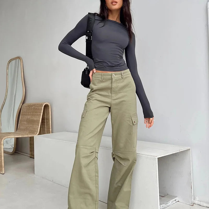 Women’s solid long sleeve tee – comfy, casual, and stylish for spring & autumn. Perfect streetwear top for everyday looks. FREE SHIPPING WORLDWIDE