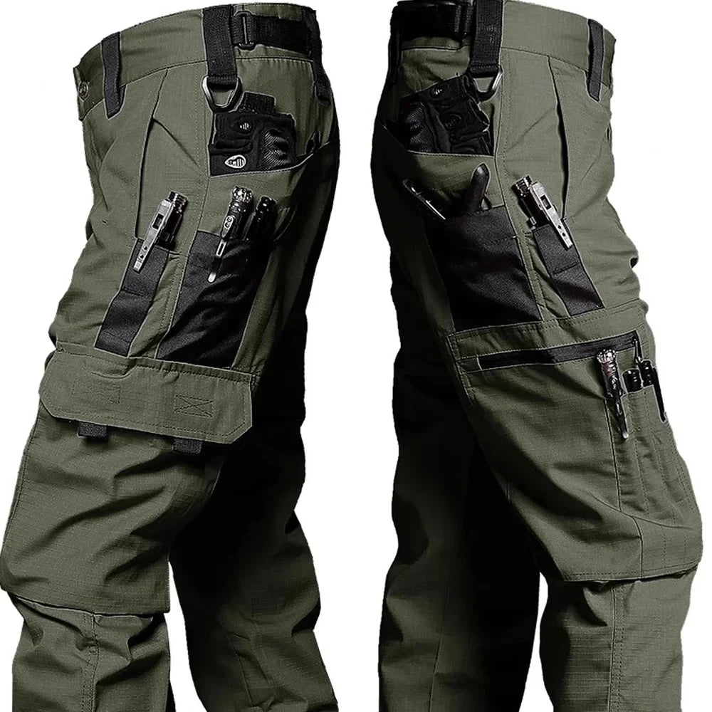 Men’s Tactical Cargo Pants – Waterproof, Multi-Pocket, Outdoor Combat Trousers. FREE SHIPPING WORLDWIDE