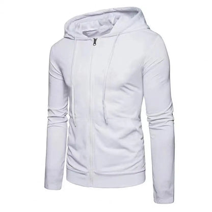 Men’s Slim Fit Hoodie – Long Sleeve Zipper Jacket