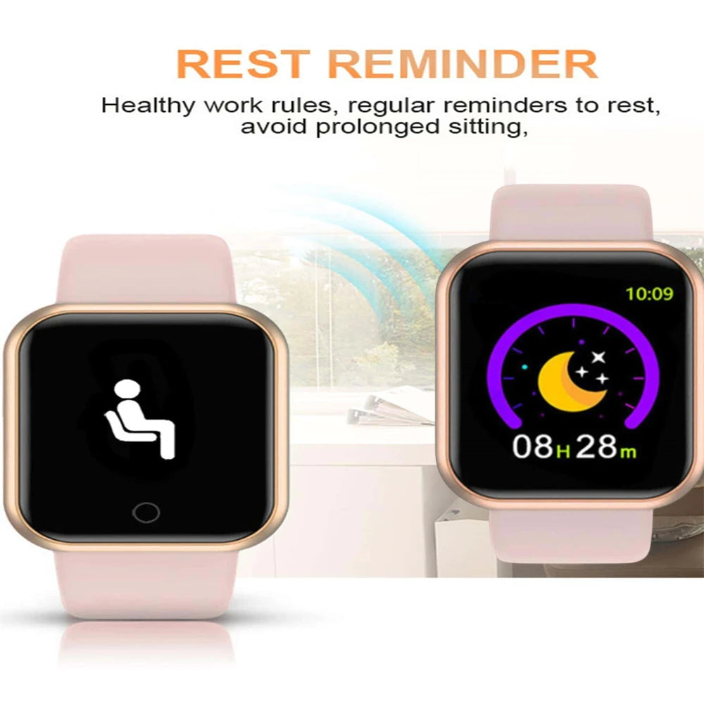 Smartwatch for Men & Women – Fitness Tracker, Message Alerts, Heart Rate Monitor, Compatible with Android & iOS        (🚚 Free Shipping Worldwide)