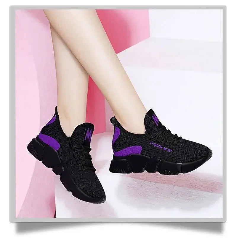 Women’s Air Mesh Sneakers – Comfortable Fitness & Walking Shoes