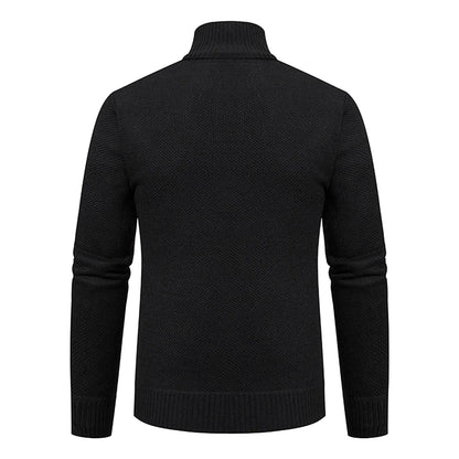 Men’s Autumn & Winter Casual Zipper Cardigan – Fleece-Lined Sports Coat, FREE SHIPPING WORLDWIDE