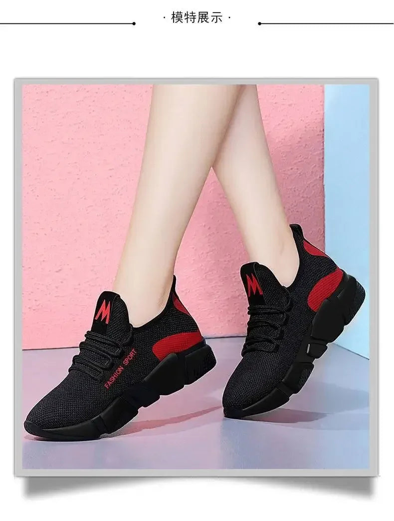 Women’s Air Mesh Sneakers – Comfortable Fitness & Walking Shoes