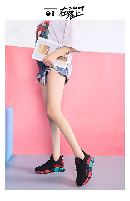 Women’s Air Mesh Sneakers – Comfortable Fitness & Walking Shoes