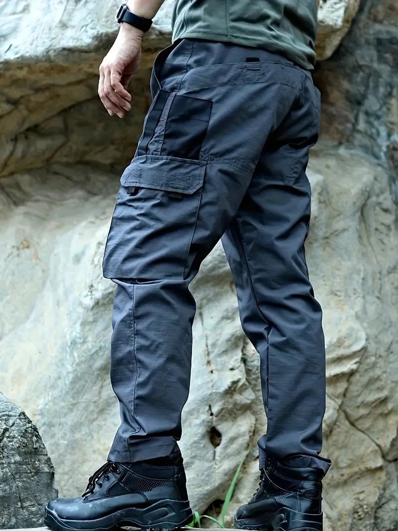 Men’s Tactical Cargo Pants – Waterproof, Multi-Pocket, Outdoor Combat Trousers. FREE SHIPPING WORLDWIDE