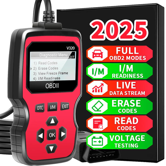 OBD2 Diagnostic Scanner – Engine Code Reader for All Cars Since 1996 | Real-Time Data, Battery Test & Code Erase        (🚚 Free Shipping Worldwide)